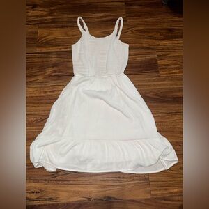 Girls White Dress Size XL (14) NWOT